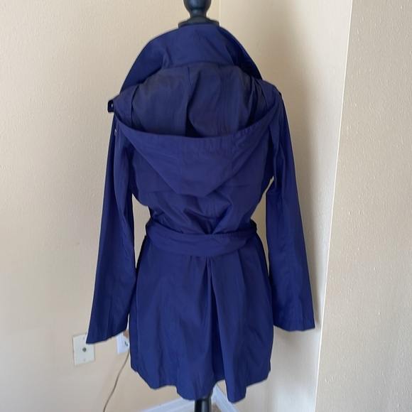 Kristen Blake Trench coat/jacket Navy Blue sz Medium - Picture 6 of 6